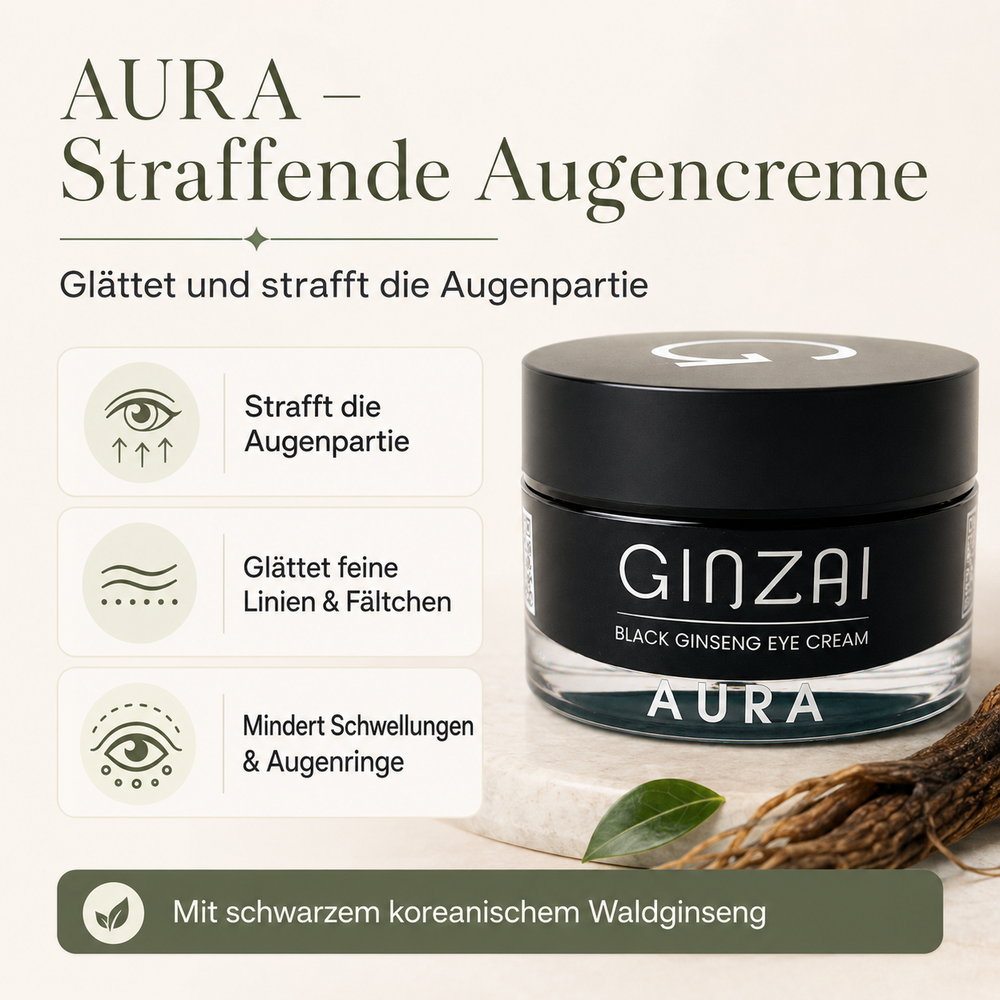 AURA - Straffende Augencreme mit Ginseng