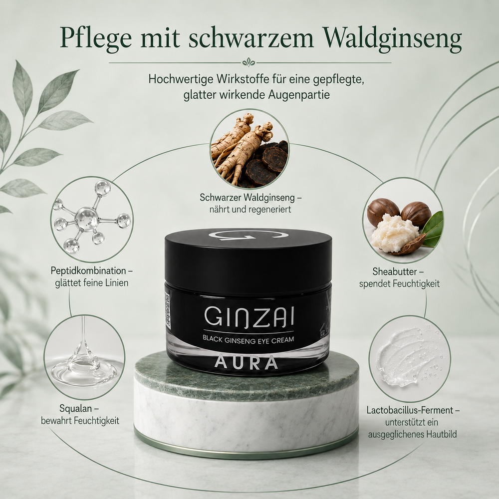 AURA - Straffende Augencreme mit Ginseng
