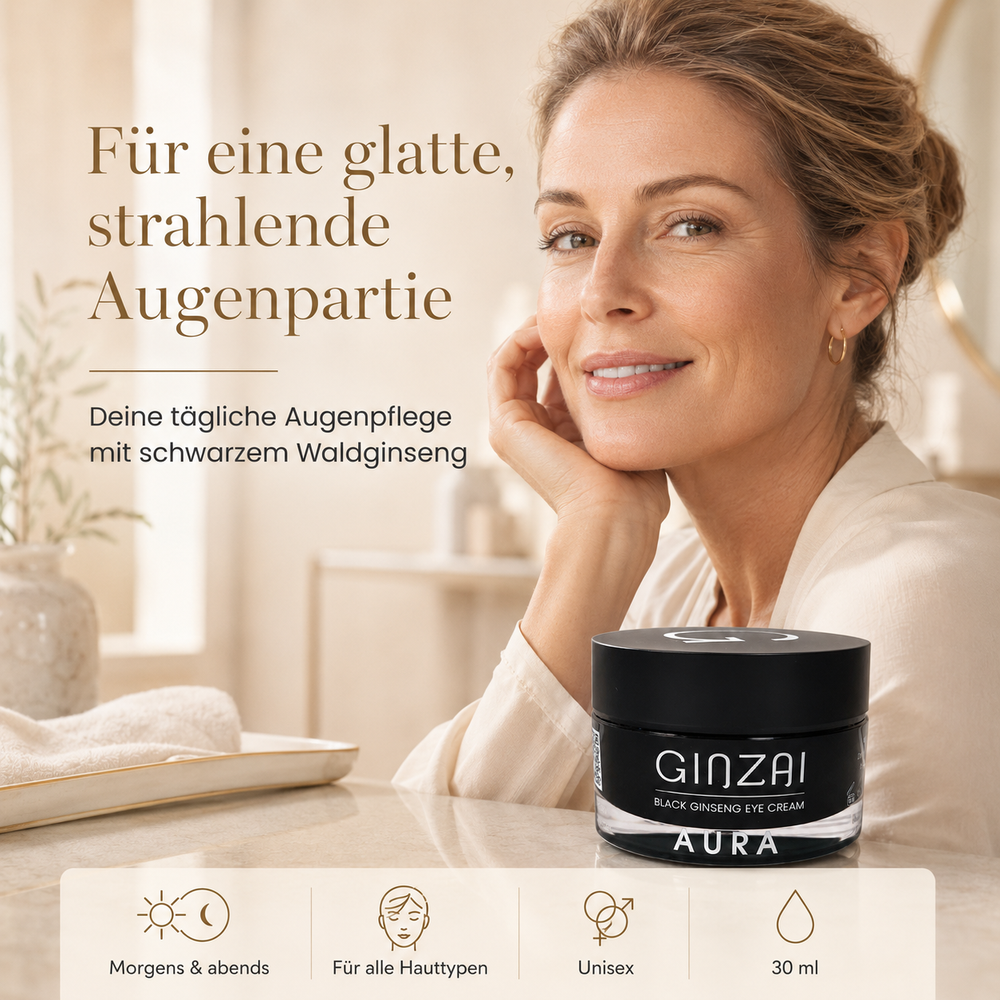 AURA - Straffende Augencreme mit Ginseng