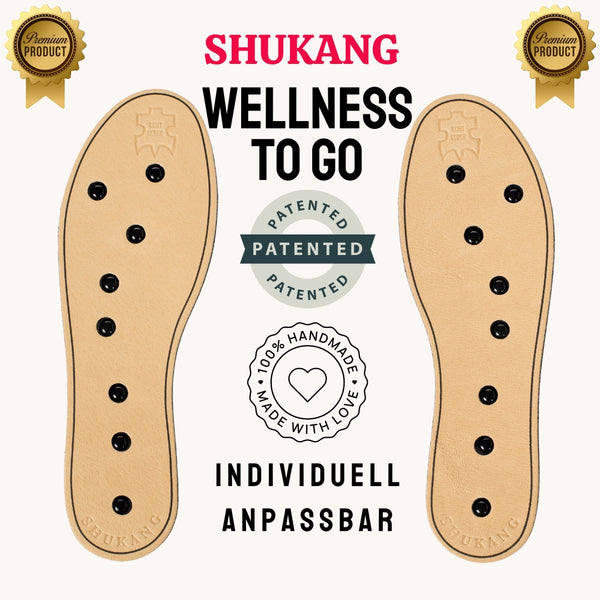SHUKANG - die patentierte Wellness Einlegesohle