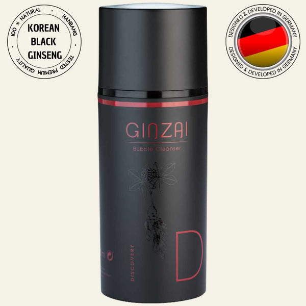 Facial cleansing foam with ginseng