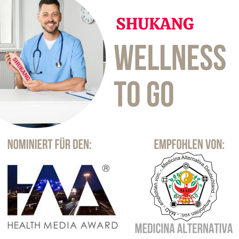 SHUKANG® insoles - Activating foot reflexology for better circulation, greater well-being and holistic health.