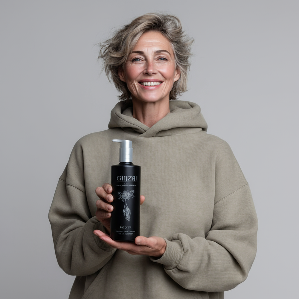 ROOTY Champú 3 en 1 Ginseng Negro