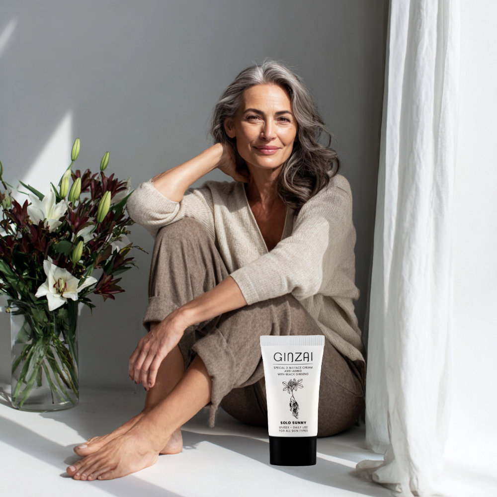 SOLO SUNNY - Crème visage anti-âge 3en1