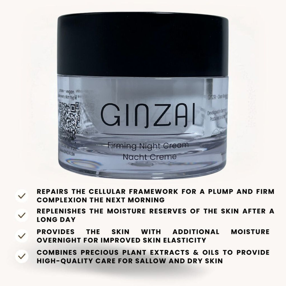 Crème de nuit raffermissante au ginseng