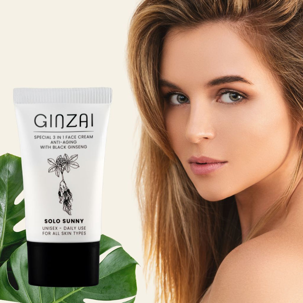 SOLO SUNNY - Crème visage anti-âge 3en1