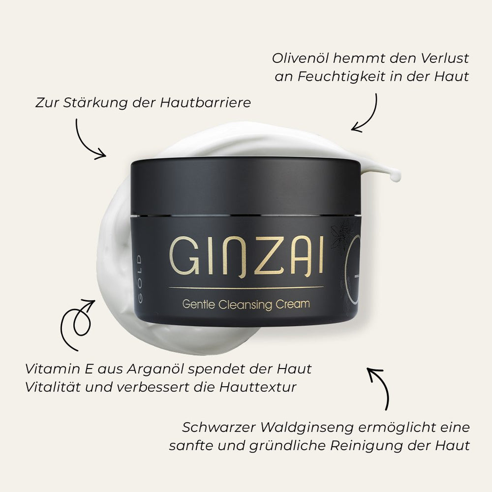 Crème nettoyante douce au ginseng
