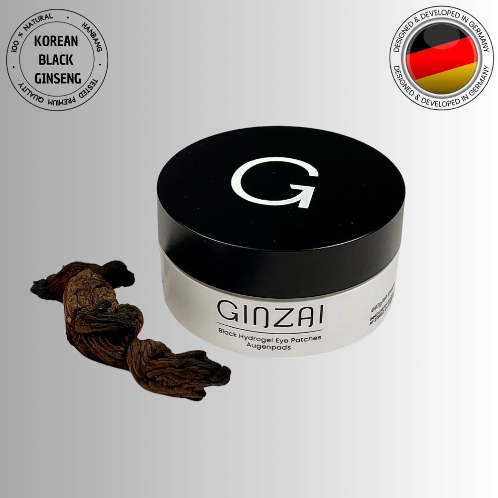 Cerotti occhi in idrogel nero al ginseng