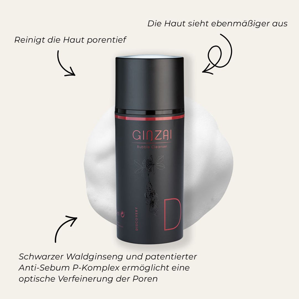 Schiuma detergente per il viso al ginseng