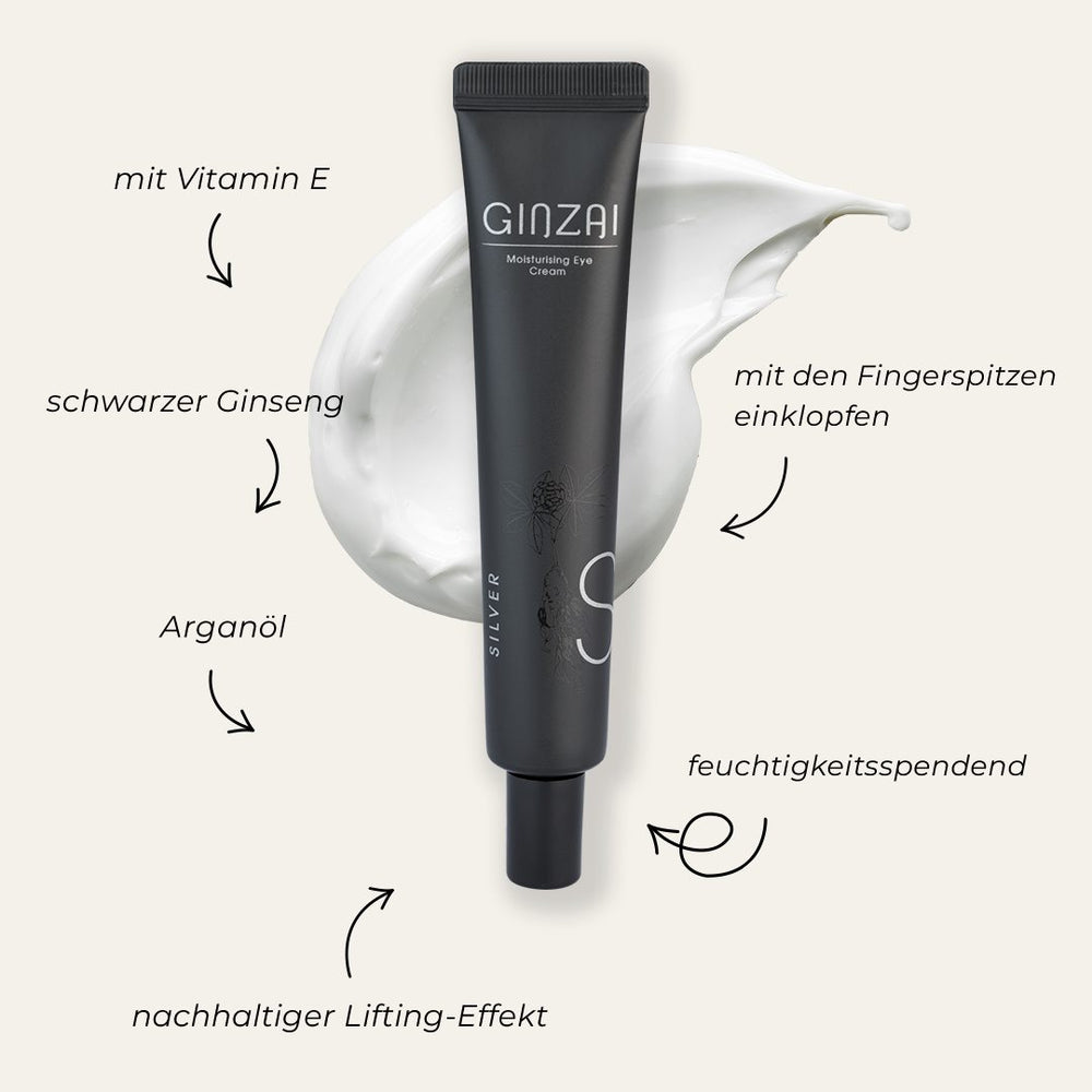 Crema idratante per gli occhi al ginseng