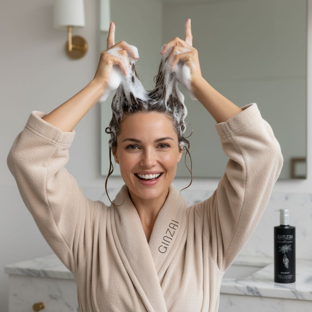 ROOTY 3 em 1 Shampoo de Ginseng Preto