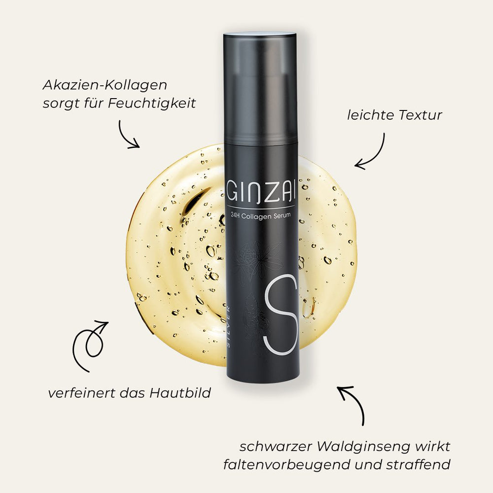 Sérum facial 24H com colágeno e ginseng